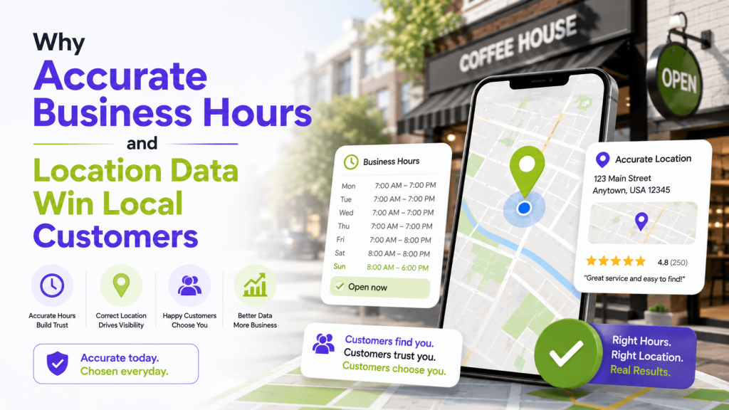 Why Accurate Business Hours and Location Data Win Local Customers