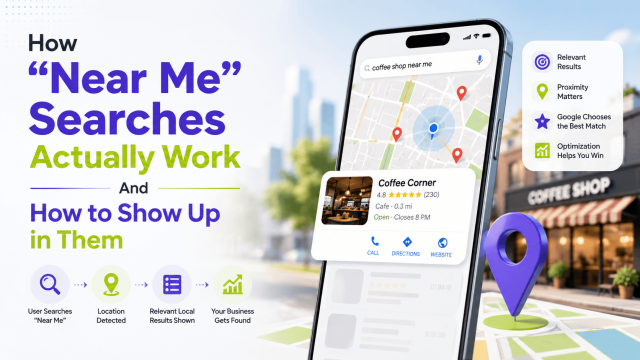How “Near Me” Searches Actually Work And How to Show Up in Them
