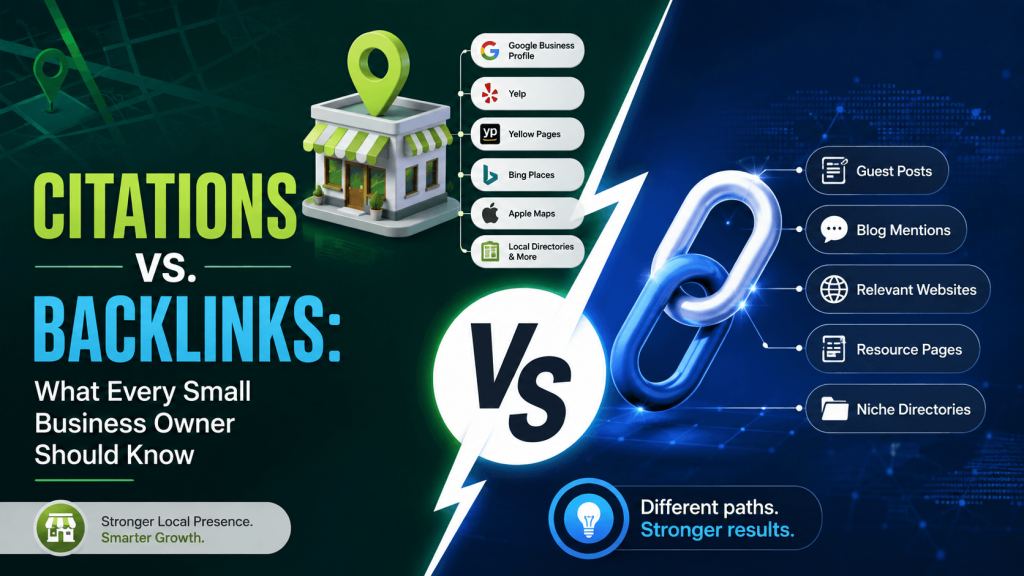 Citations vs. Backlinks: What Every Small Business Owner Should Know